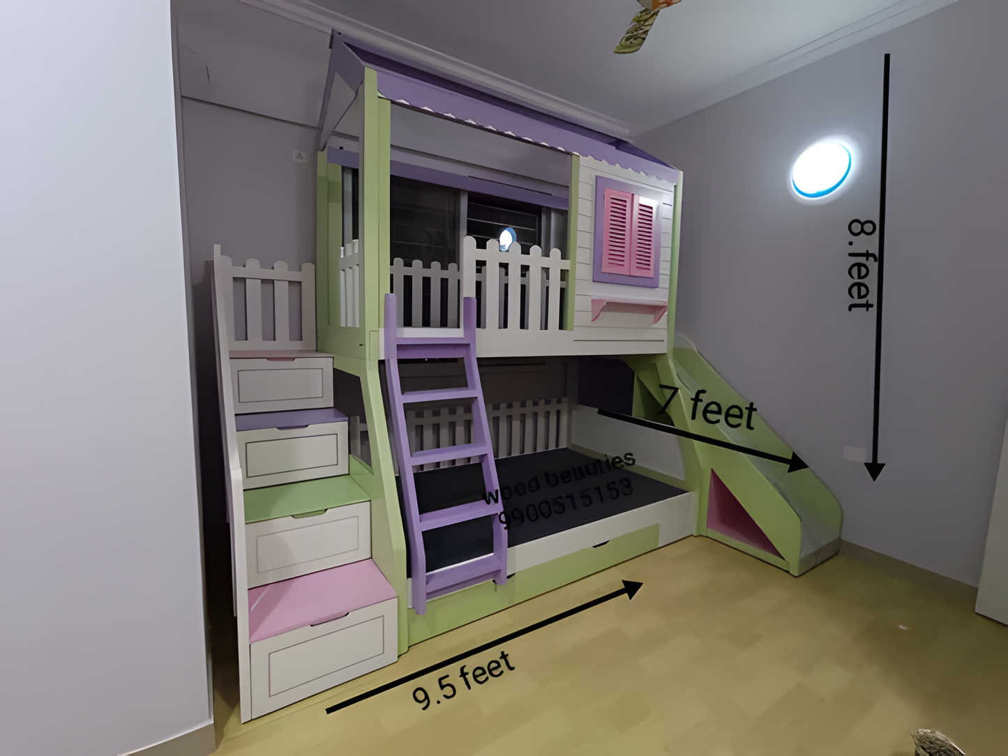 Kids Hut Bunk Bed