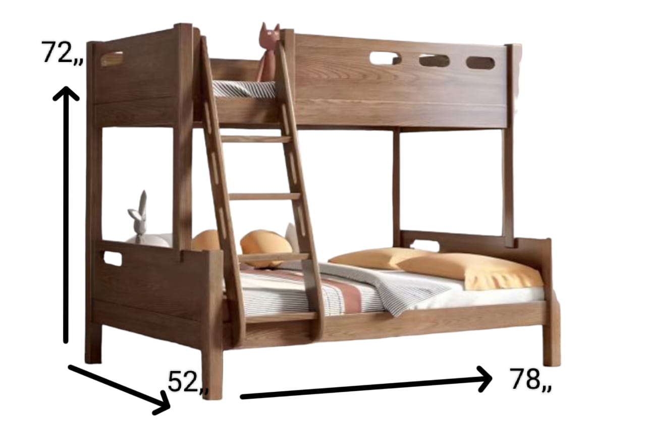 Simple Wooden Bunk Bed