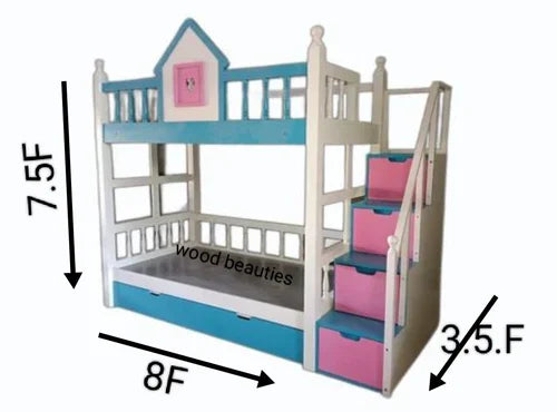 Kids Play House Bunk Bed