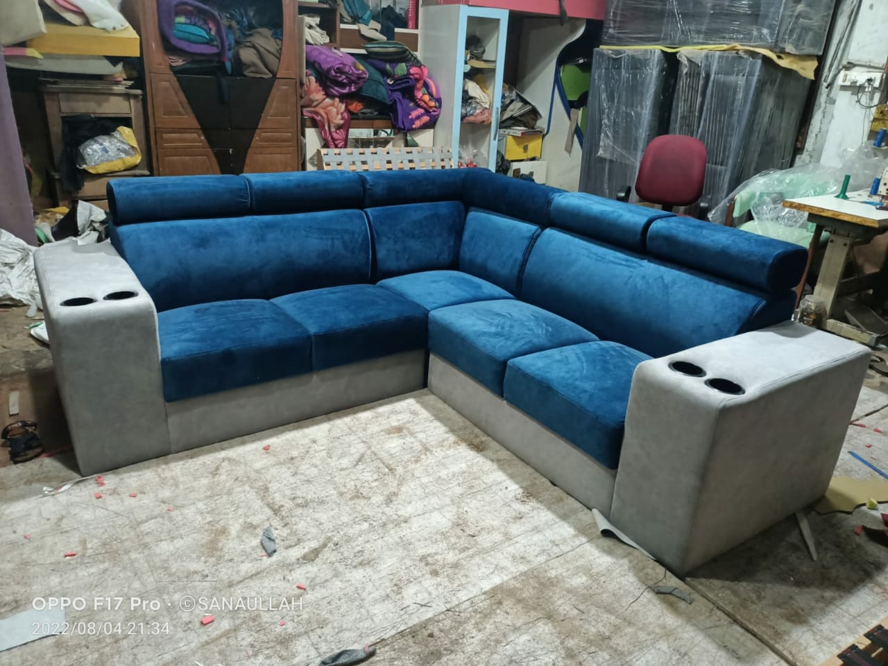 Varieties of Wooden and Fabric Sofa