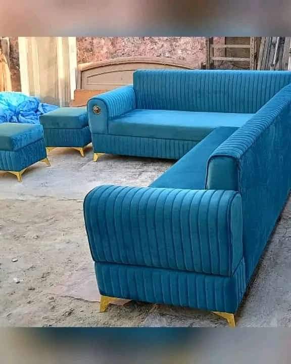 Varieties of Wooden and Fabric Sofa
