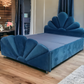 Luxury Fabricated Bed in Blue Colour