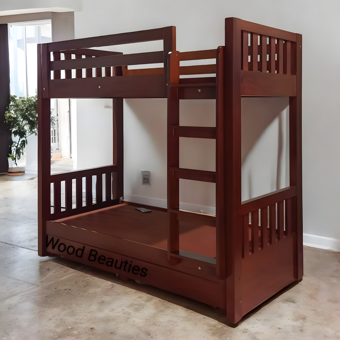 Chocolate Colored Bunk Bed
