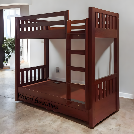 Chocolate Colored Bunk Bed