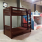 Chocolate Colored Bunk Bed
