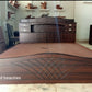 King Size Wooden Bed with Headboard Storage