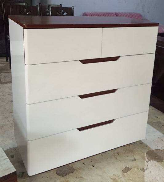 White Cabinet with Drawers