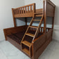 Teak Wood Kid's Bunk Bed