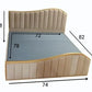 Golden Beading Hydraulic Bed