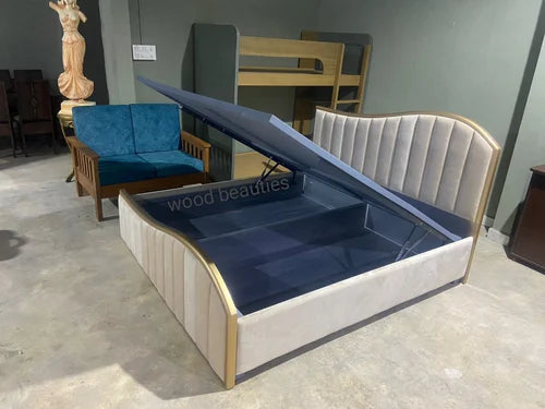 Golden Beading Hydraulic Bed