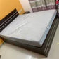 White and Brown Wooden Cot Bed