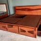 King Size Sheesham Double Wooden Bed