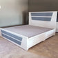 White Teakwood Bed