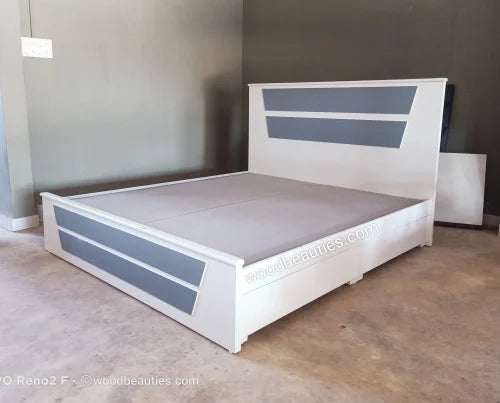 White Teakwood Bed