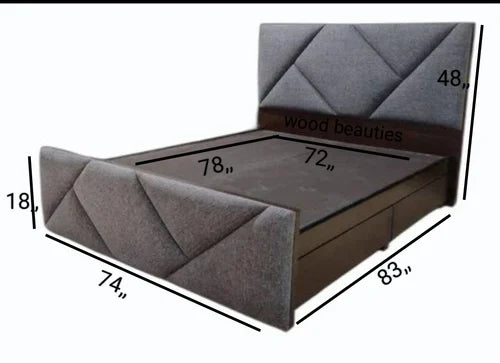 Modern Headboard Cushion Bed