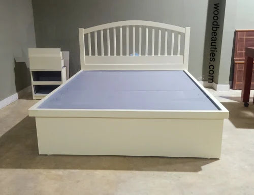 Hydraulic Dico White Bed