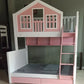 Queen Size Wooden Hut Bunk Bed