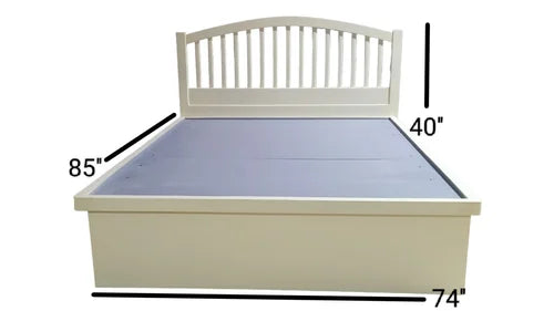 Hydraulic Dico White Bed