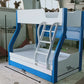 White and Blue Bunk Bed