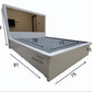 Hydraulic Storage Bed with Mirror Headboard
