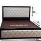 Cushion Teak Wood Double Bed