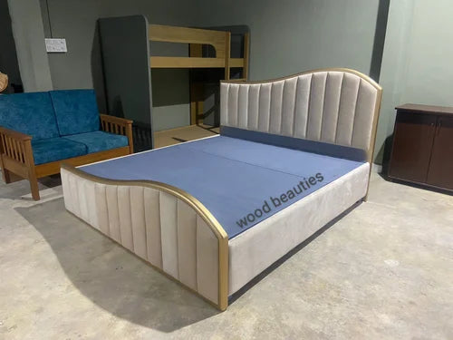 Golden Beading Hydraulic Bed