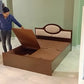 King Size Upholstered Bed