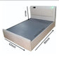 White Head Board Cushioned Bed