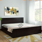 Queen Size Wooden Bed with Storage