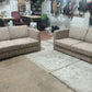 Simple Fabric Sofas Set