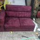Purple Fabric Sofa Set
