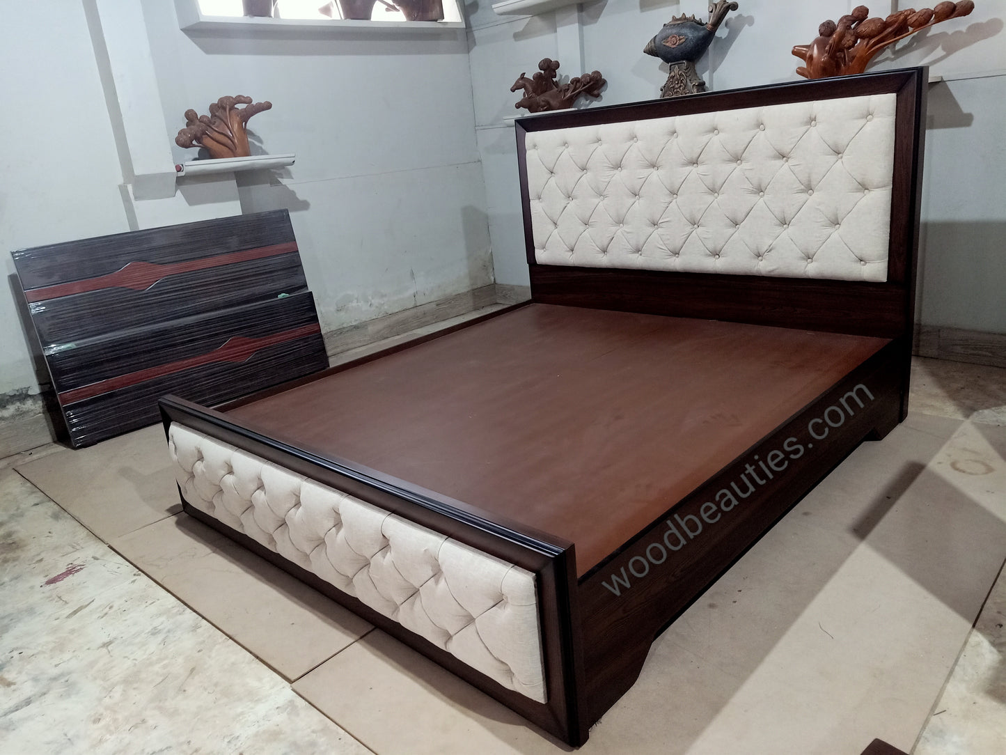 Cushion Headboard Bed