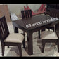 Wooden Four-Seater Dining Set