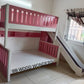 Wooden Bunk Bed with Stairs