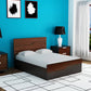 Queen Size Wooden Bed with Storage