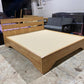 Queen Size Wooden Bed with Storage